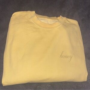 Rare Brandy Melville John Galt Honey Sweatshirt
